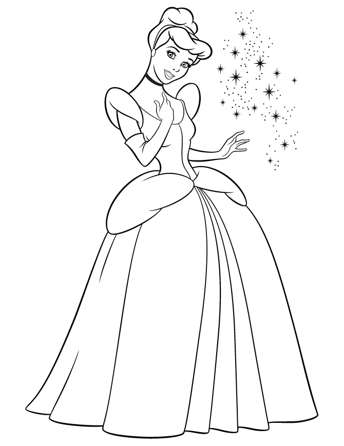 Cinderella Coloring Pages 20