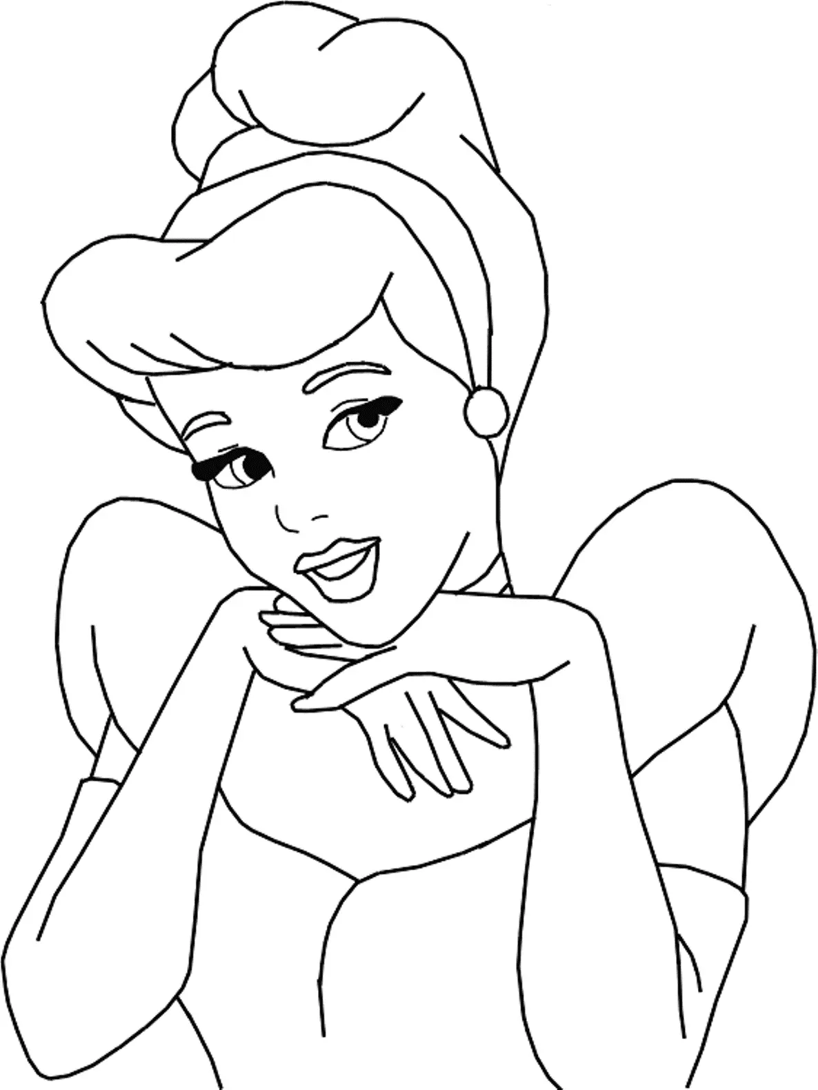 Desenhos de Cinderella Para Colorir 29