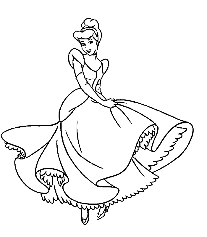 Desenhos de Cinderella Para Colorir 34