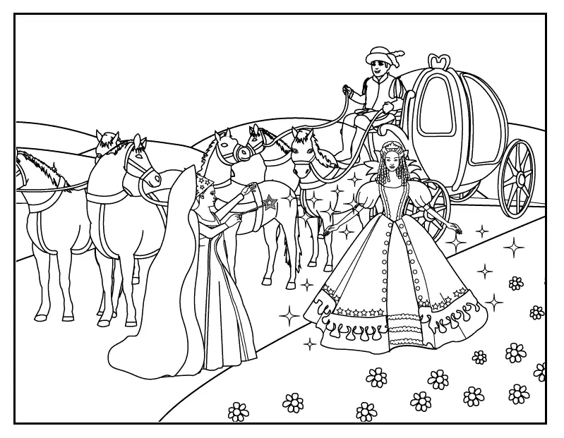 Desenhos de Cinderella Para Colorir 35