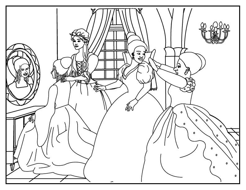 Desenhos de Cinderella Para Colorir 36