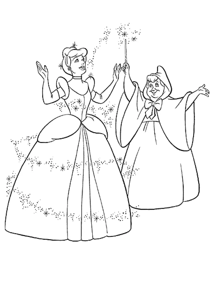Cinderella Coloring Pages 5