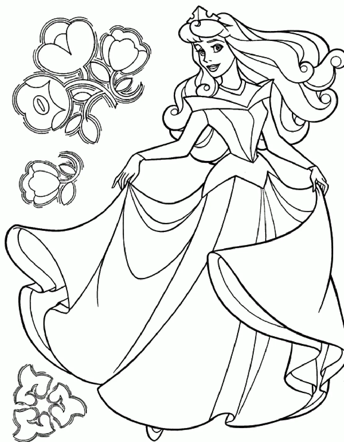 Desenhos de Cinderella Para Colorir 7