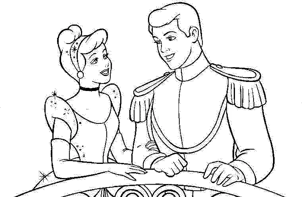Desenhos de Cinderella Para Colorir 9