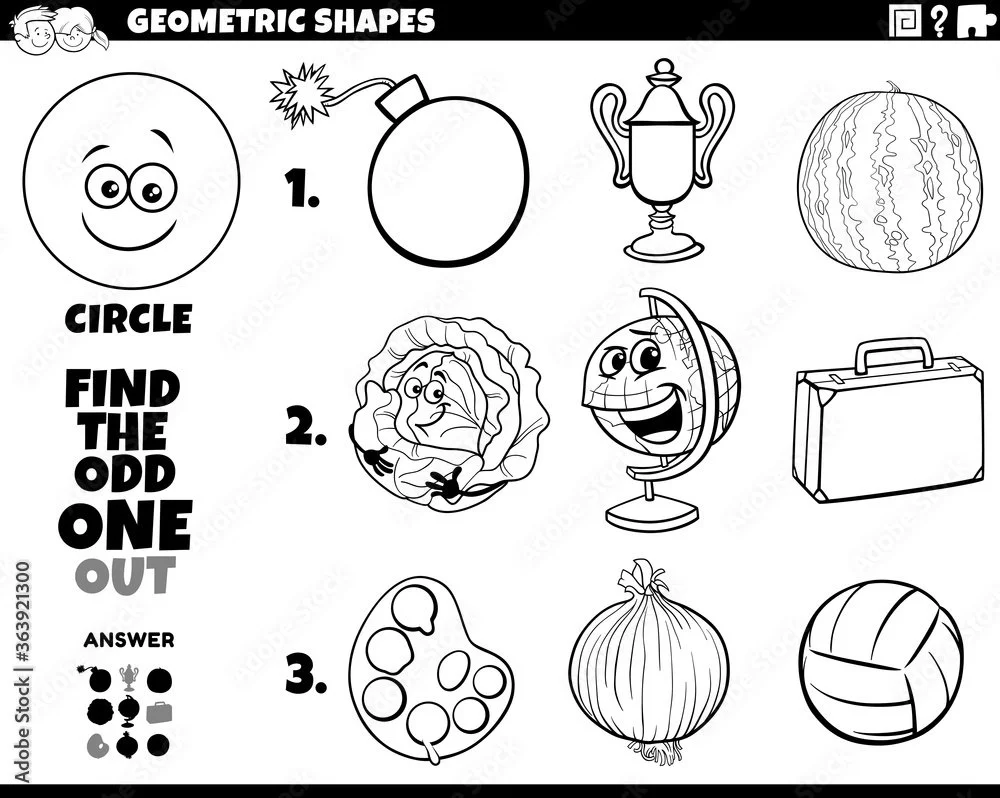 Formas Circulares Para Colorear 13