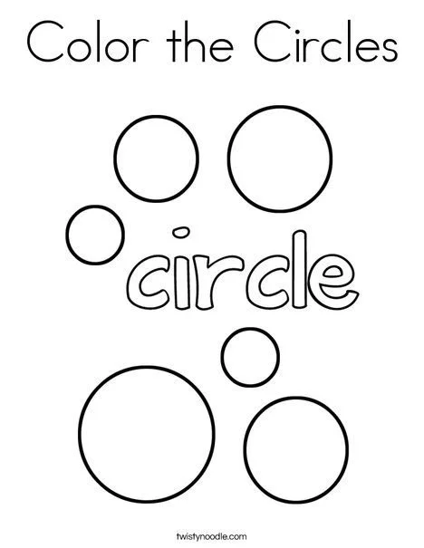 Formas Circulares Para Colorear 3