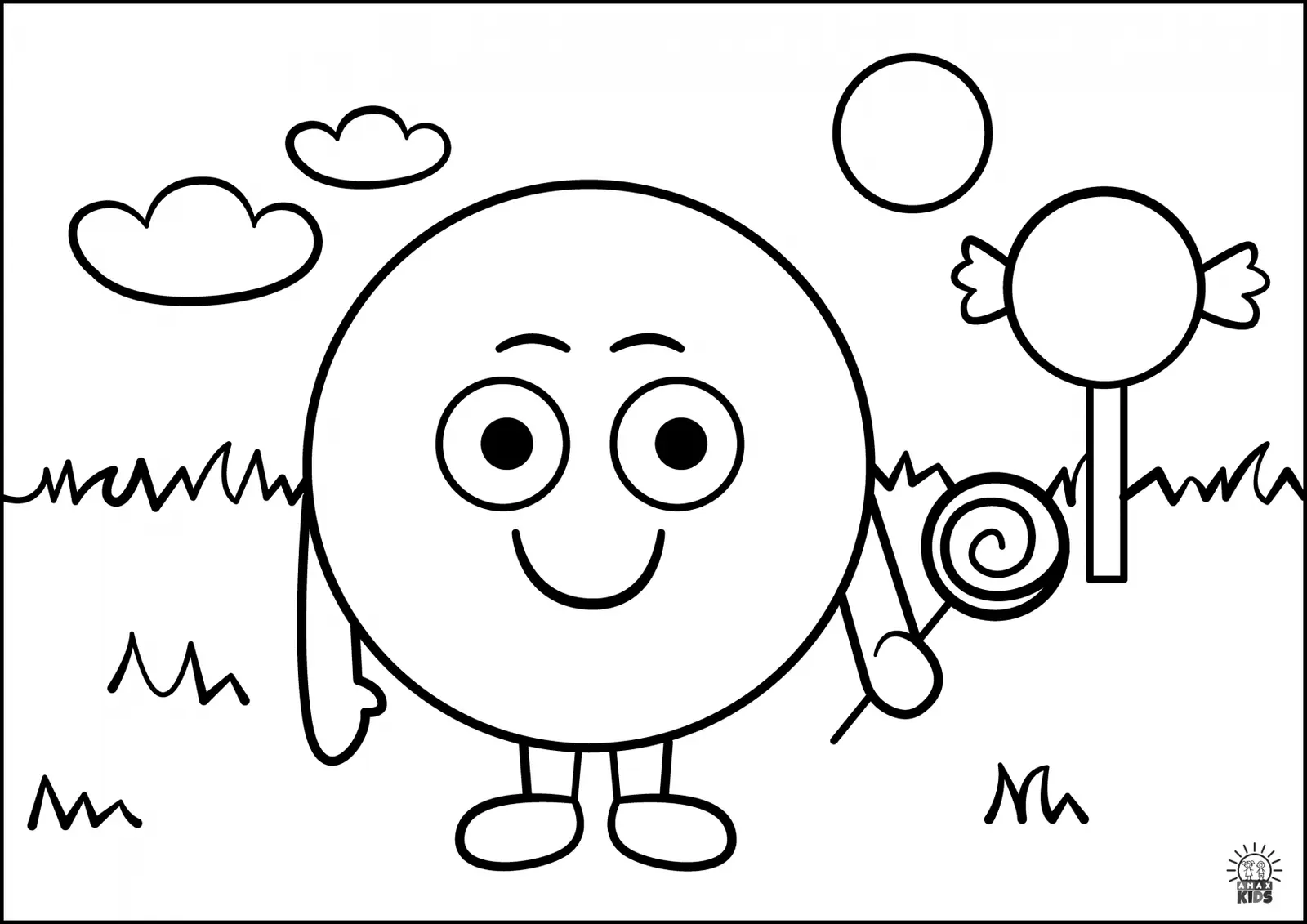 Formas Circulares Para Colorear 5