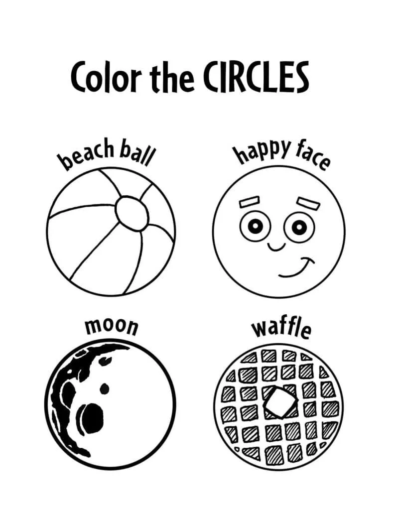 Formas Circulares Para Colorear 9