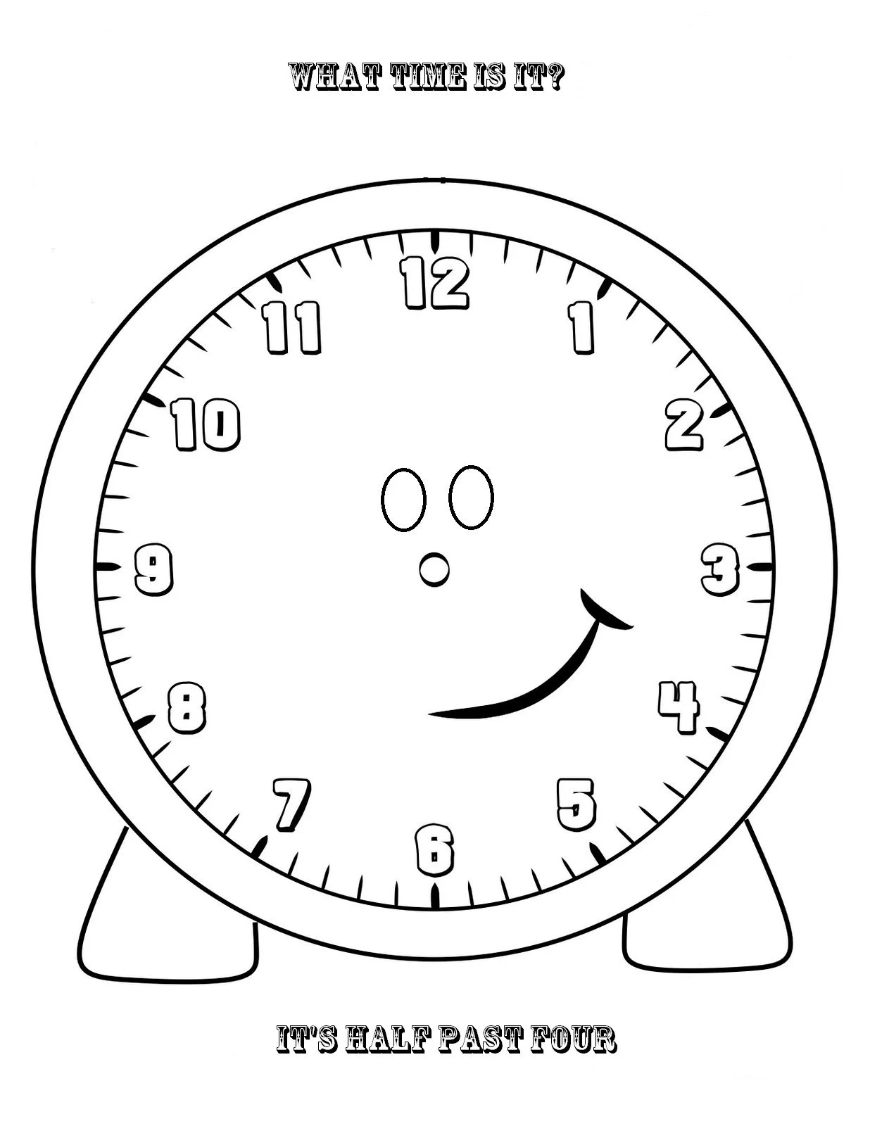 Desenhos de Relogio Para Colorir 77