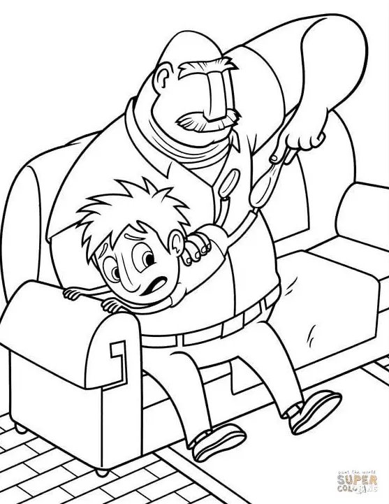 Cloudy with a Chance of Meatballs Coloring Pages 38
