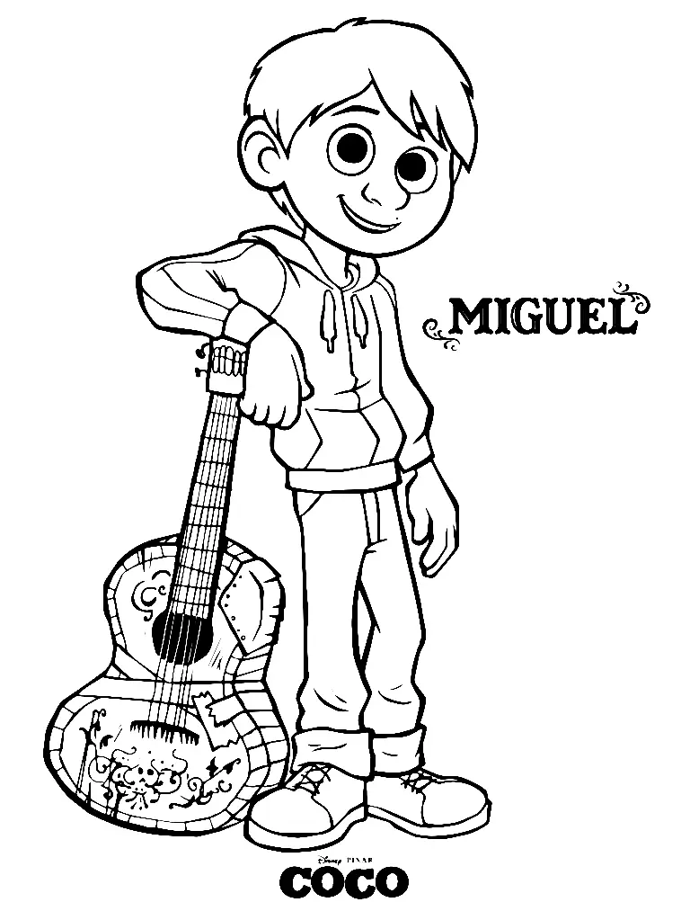 Coco Para Colorear 3