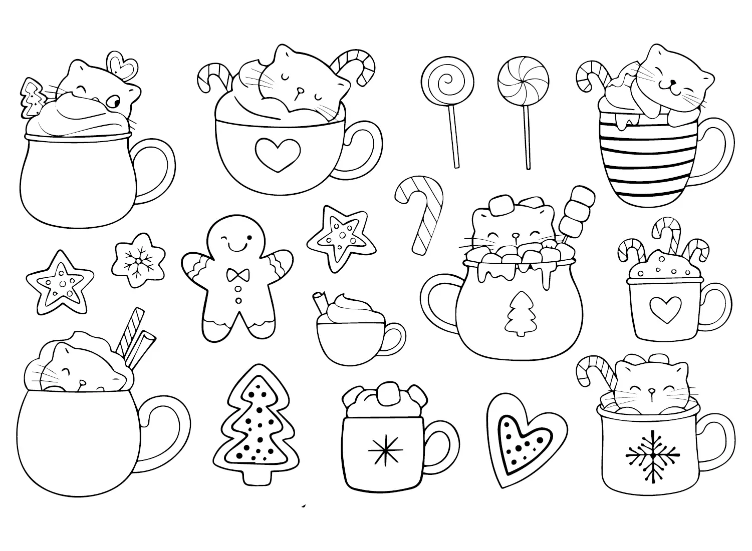 Desenhos de Cafe Para Colorir 13