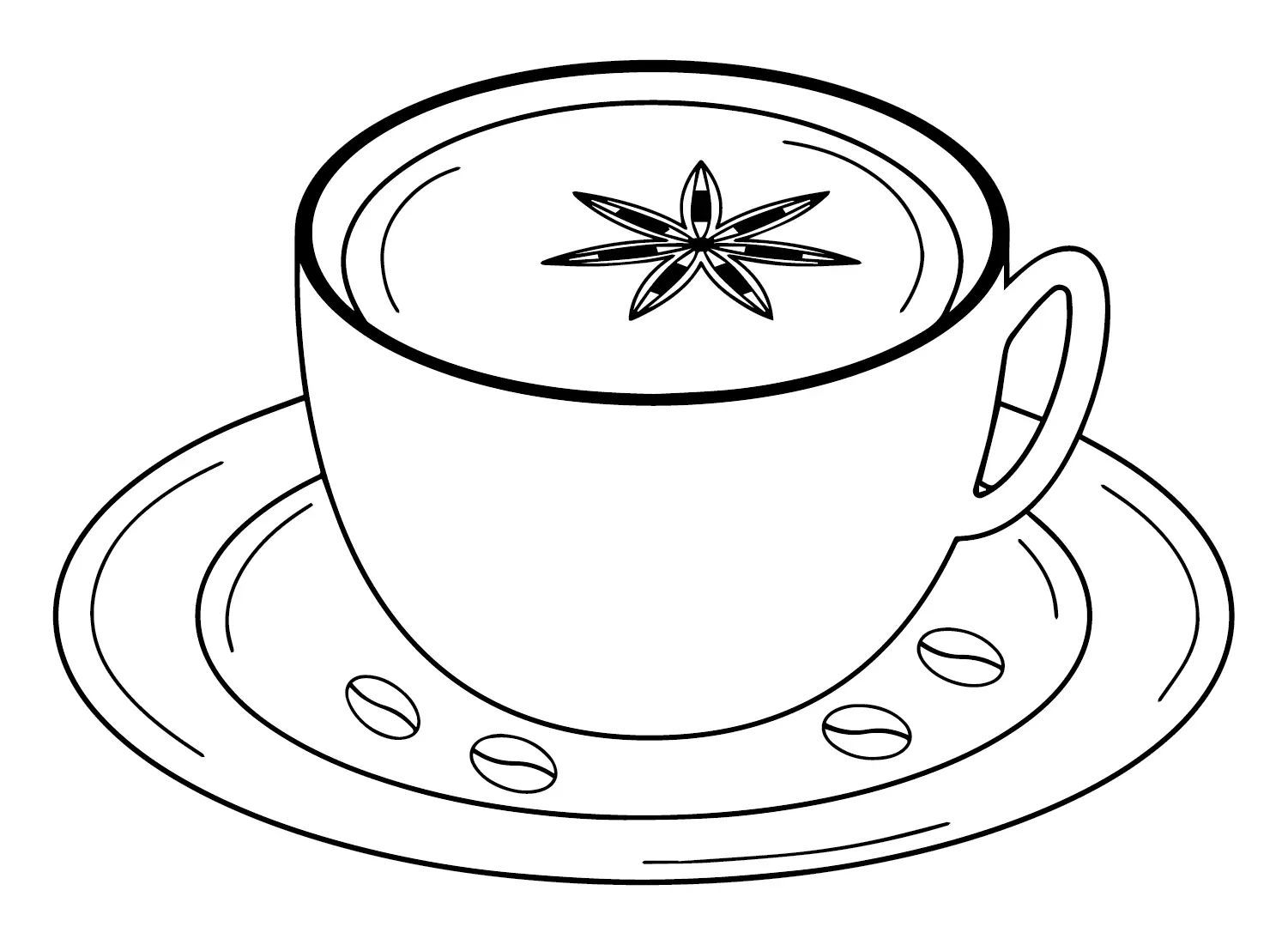 Kaffe Ausmalbilder 14