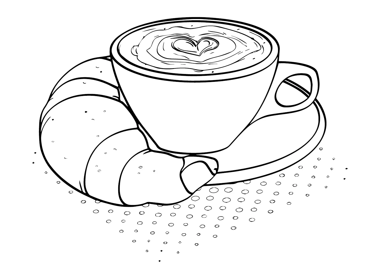 Cafe Para Colorear 19