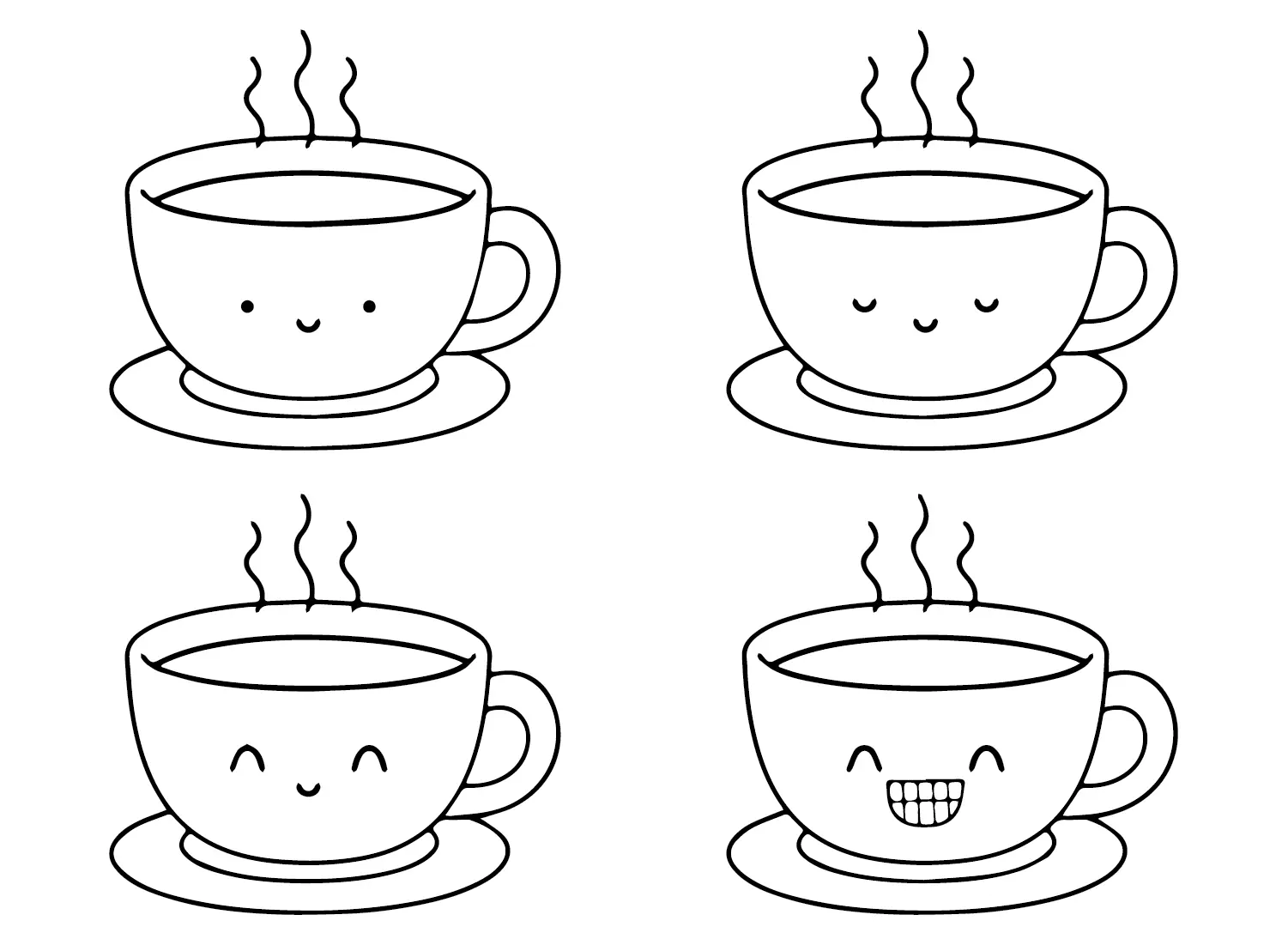 Cafe Para Colorear 20