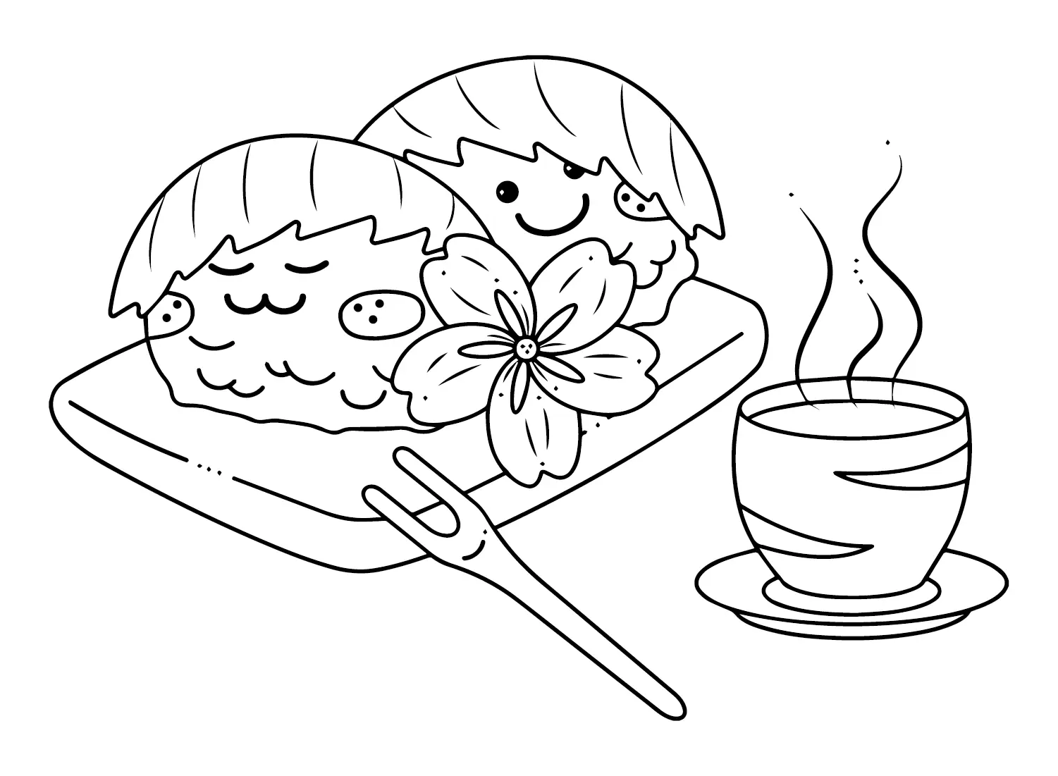 Cafe Para Colorear 28