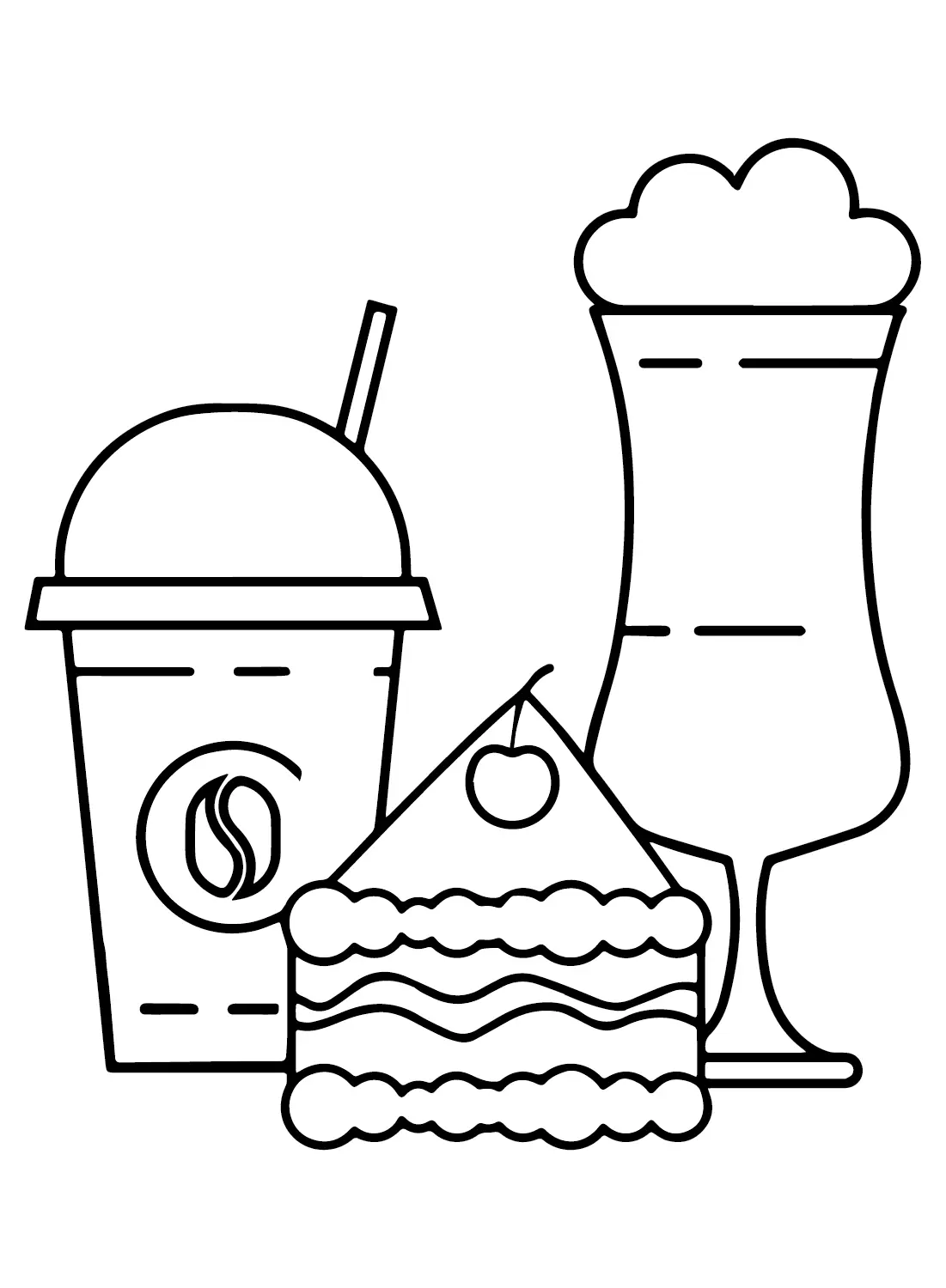 Cafe Para Colorear 32