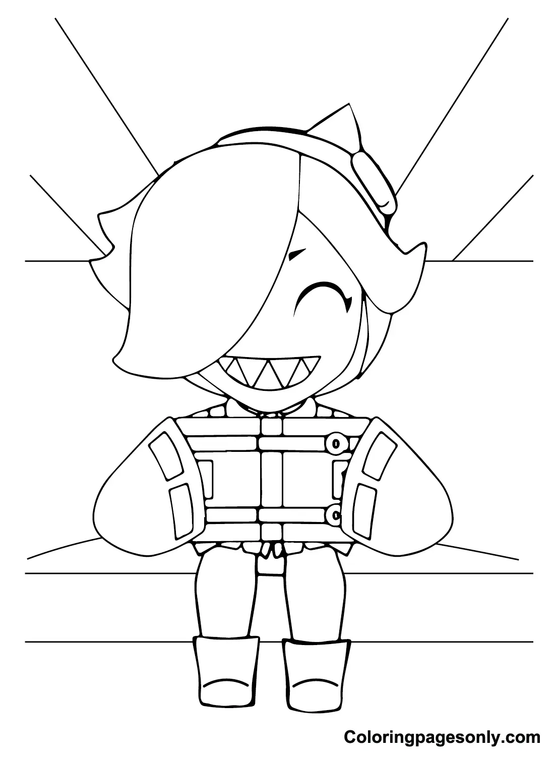 Colette Brawl Stars Ausmalbilder 13