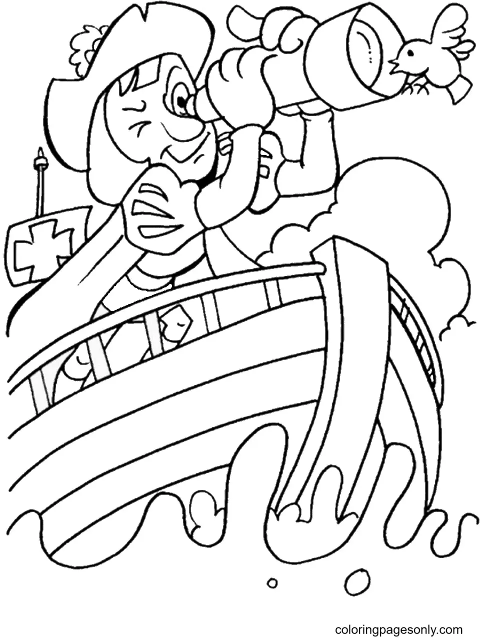 Columbus Day Ausmalbilder 9