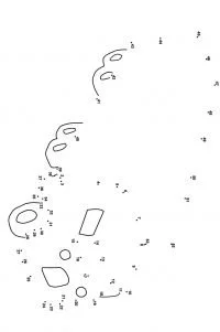 Connect the dots Coloring Pages 40