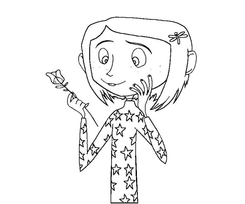 Coraline Coloring Pages 1