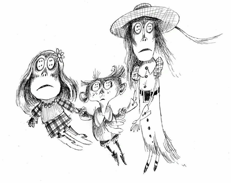 Coraline Coloring Pages 12