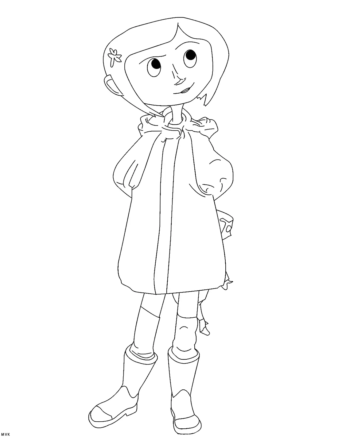 Coraline Coloring Pages 15