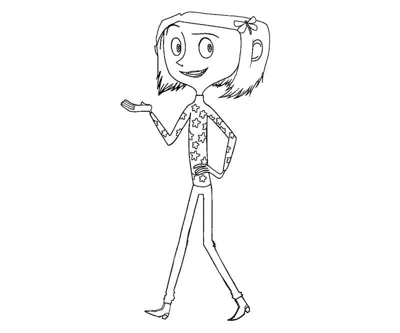 Coraline Coloring Pages 18