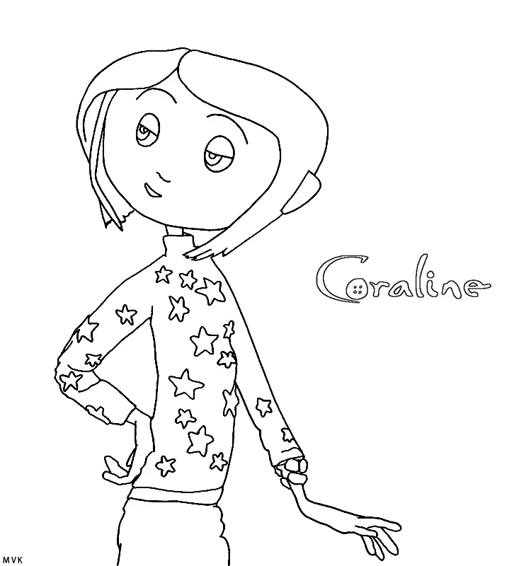 Coraline Coloring Pages 2