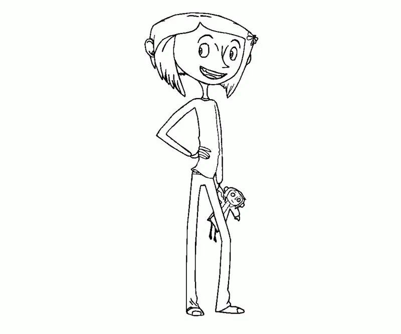 Coraline Coloring Pages 23