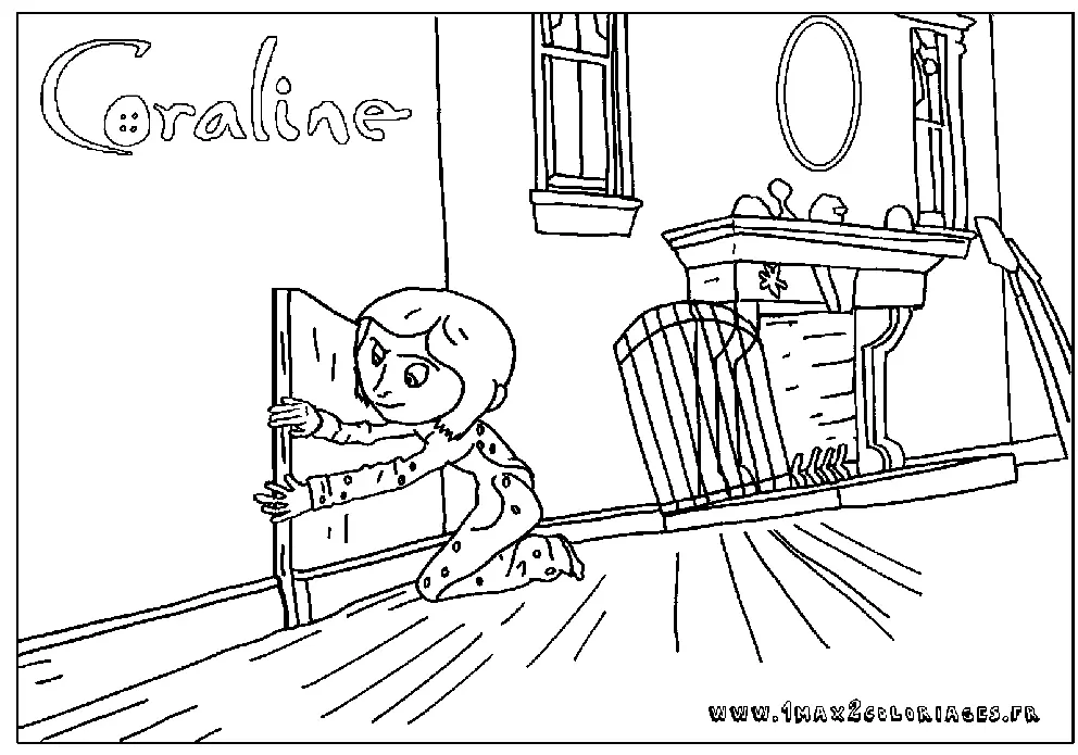 Coraline Coloring Pages 24