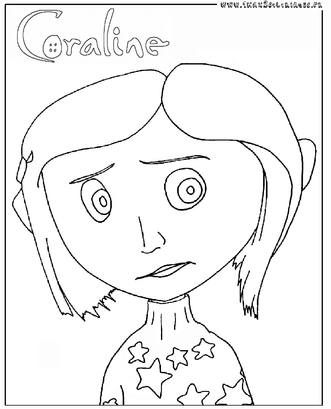 Coraline Coloring Pages 3