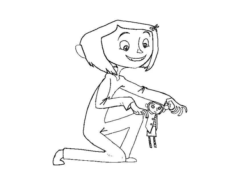 Coraline Coloring Pages 5