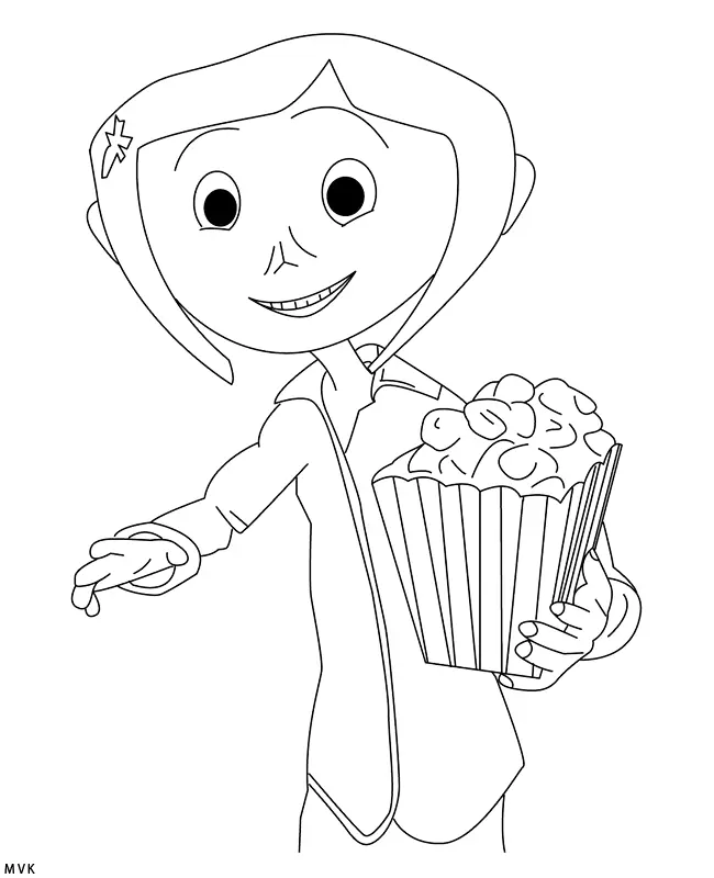 Coraline Coloring Pages 6