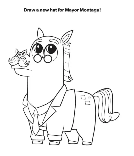 Corn and Peg Coloring Pages 9
