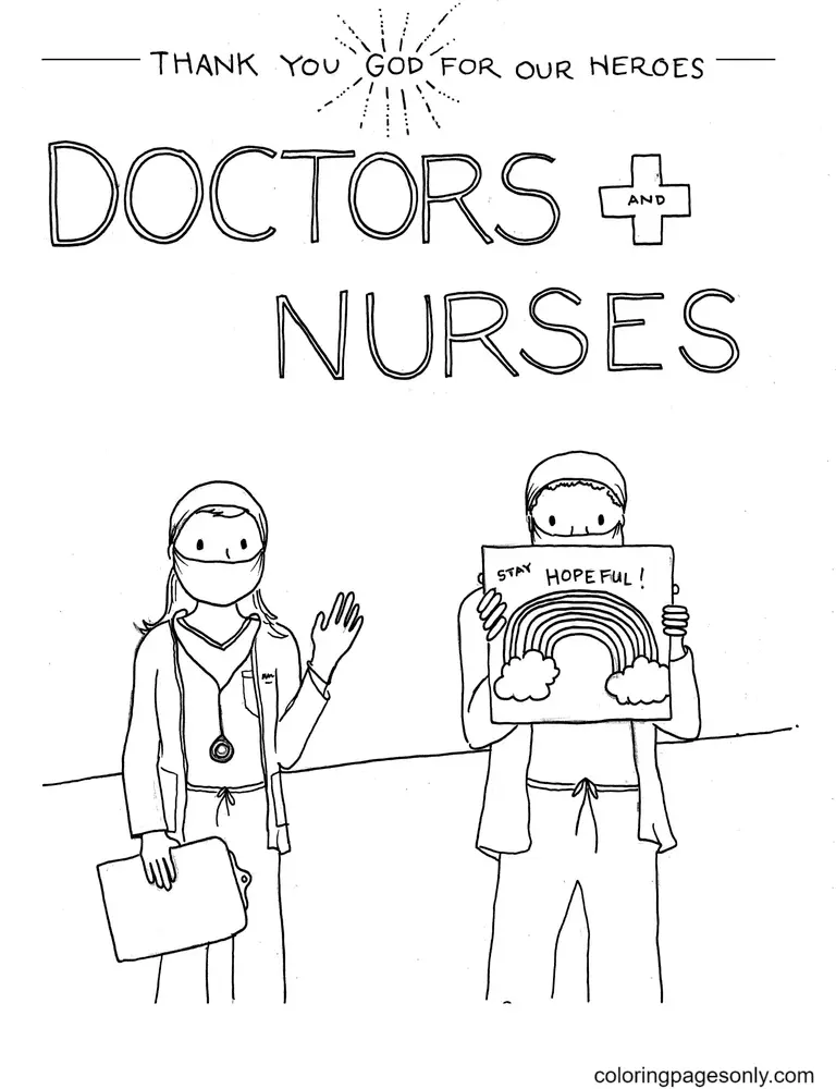 Corona Virus Covid 19 Coloring Pages 21