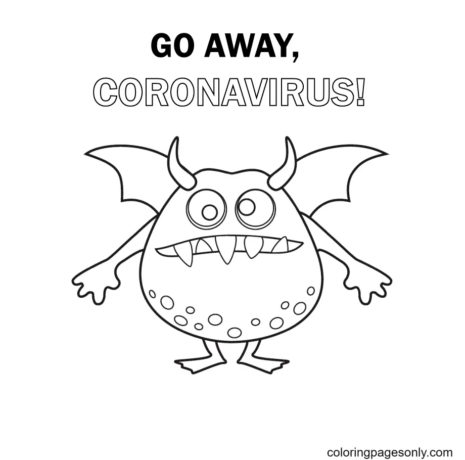 Corona Virus Covid 19 Coloring Pages 25