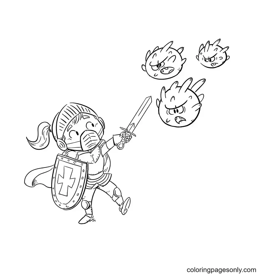 Corona Virus Covid 19 Coloring Pages 28