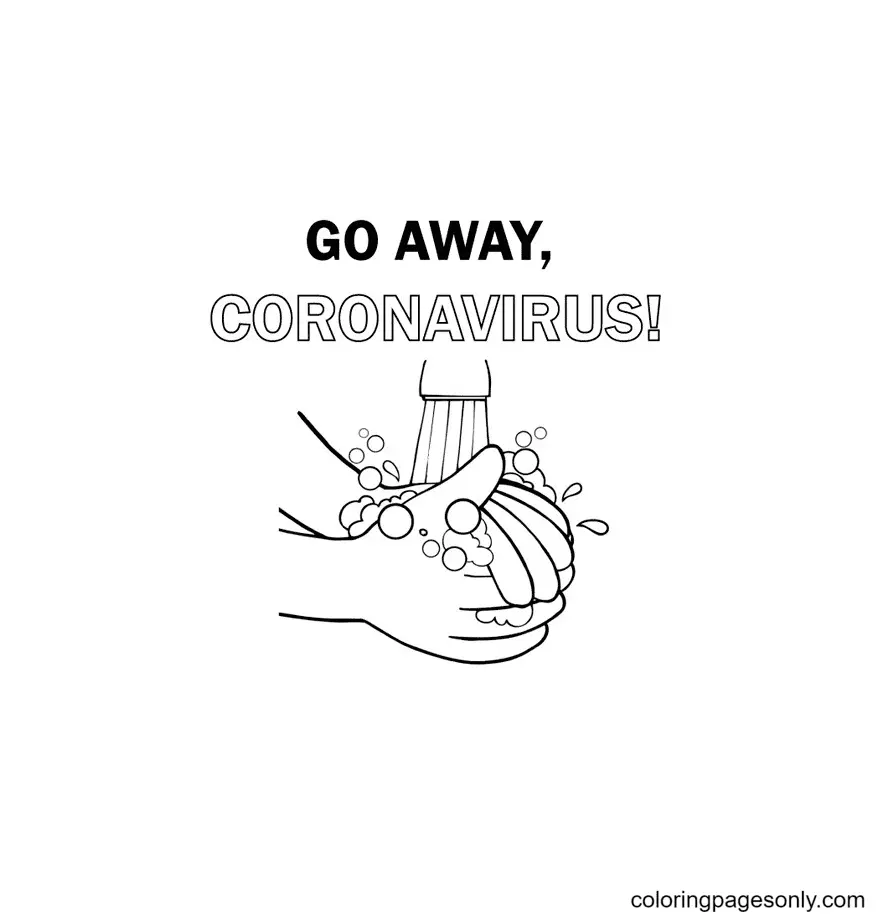 Corona Virus Covid 19 Coloring Pages 33