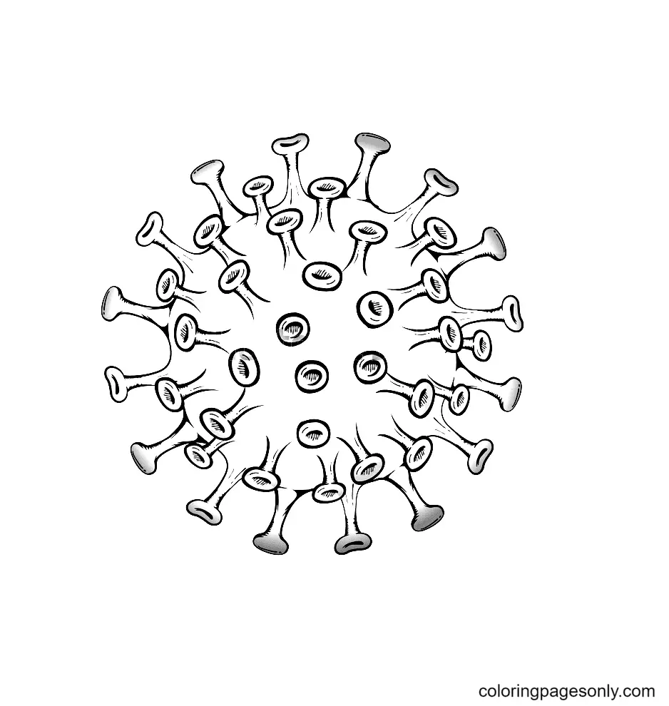 Corona Virus Covid 19 Coloring Pages 35