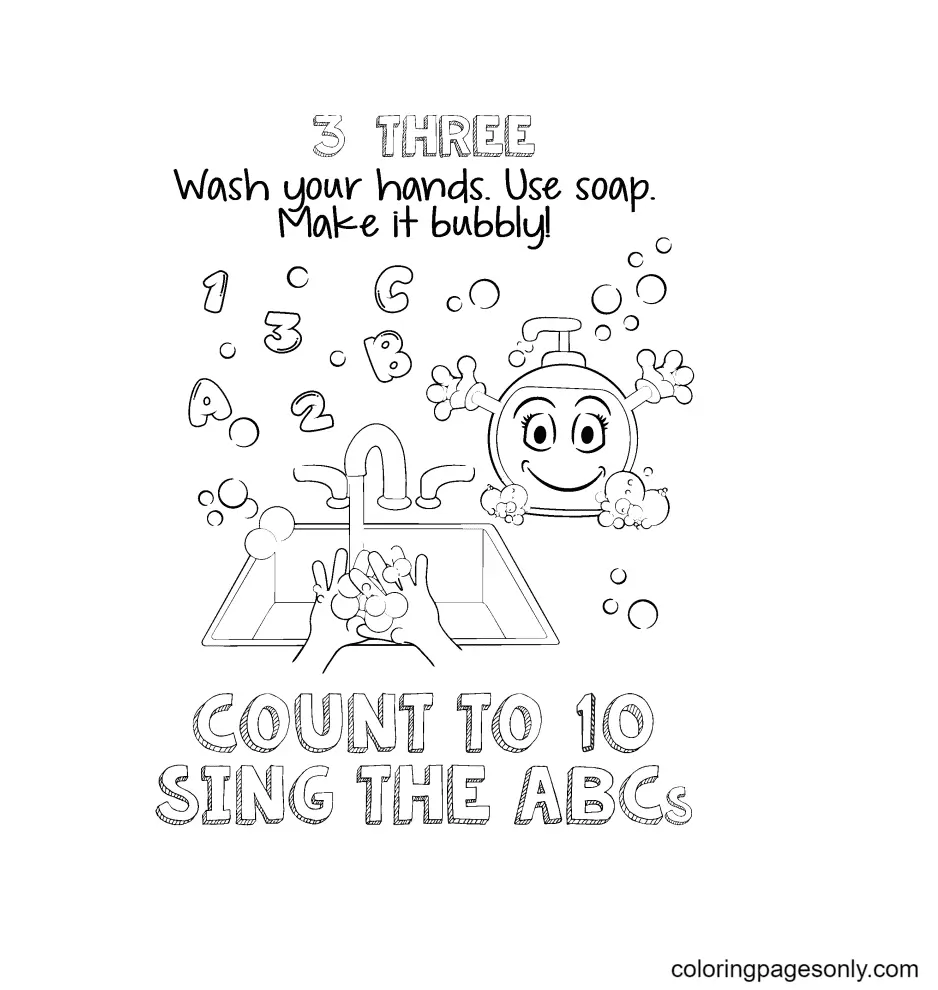 Corona Virus Covid 19 Coloring Pages 41