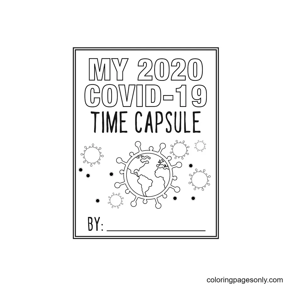 Corona Virus Covid 19 Coloring Pages 44