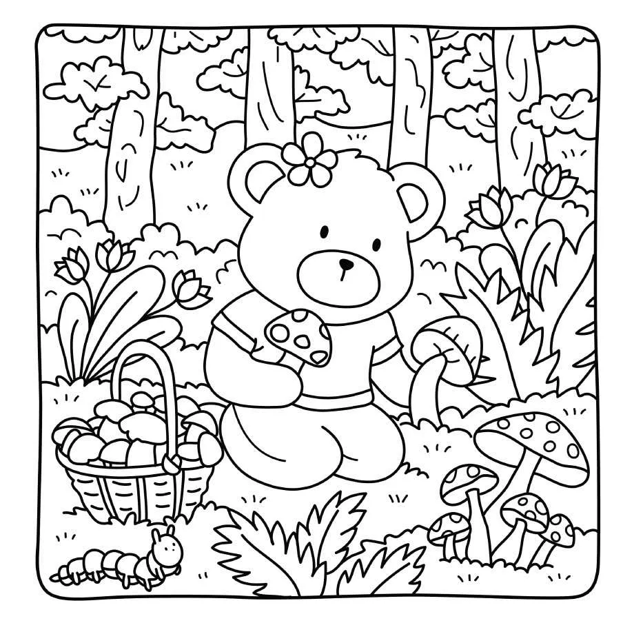 Cottage Friends Coloring Pages - Cottage Friends Coloring Pages 8 1.webp