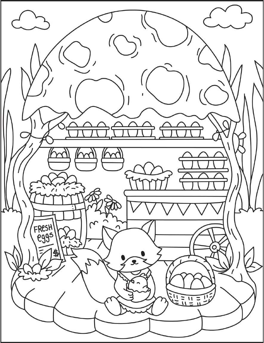 Cozy Nooks Digital Para Colorir