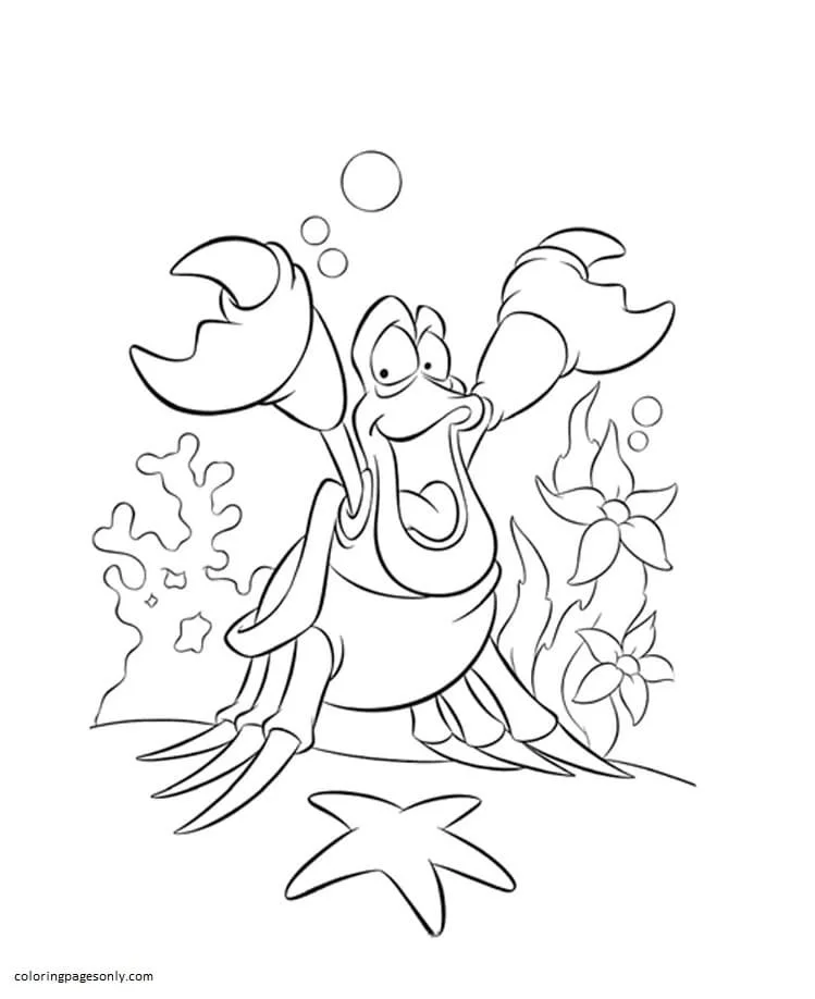 Crab Coloring Pages 21