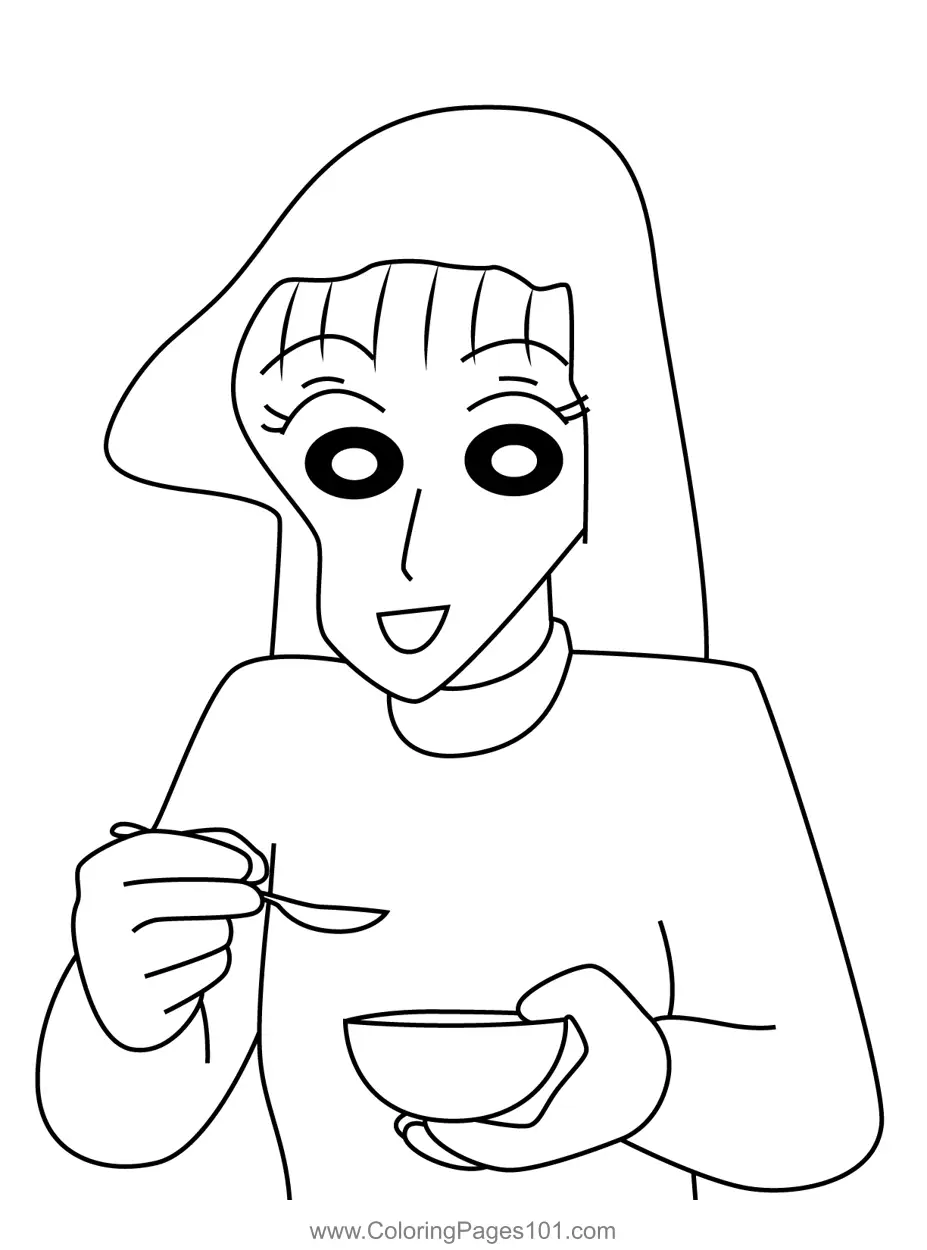 Crayon Shin-chan Coloring Pages 11