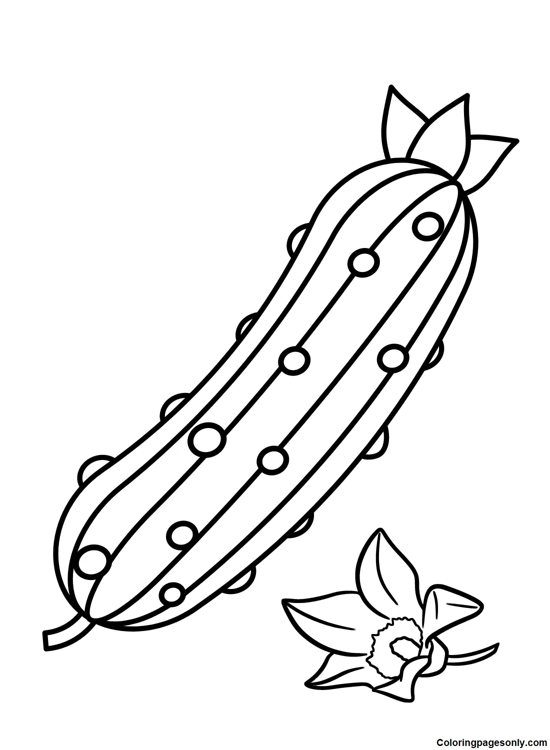 Gurken Ausmalbilder 11