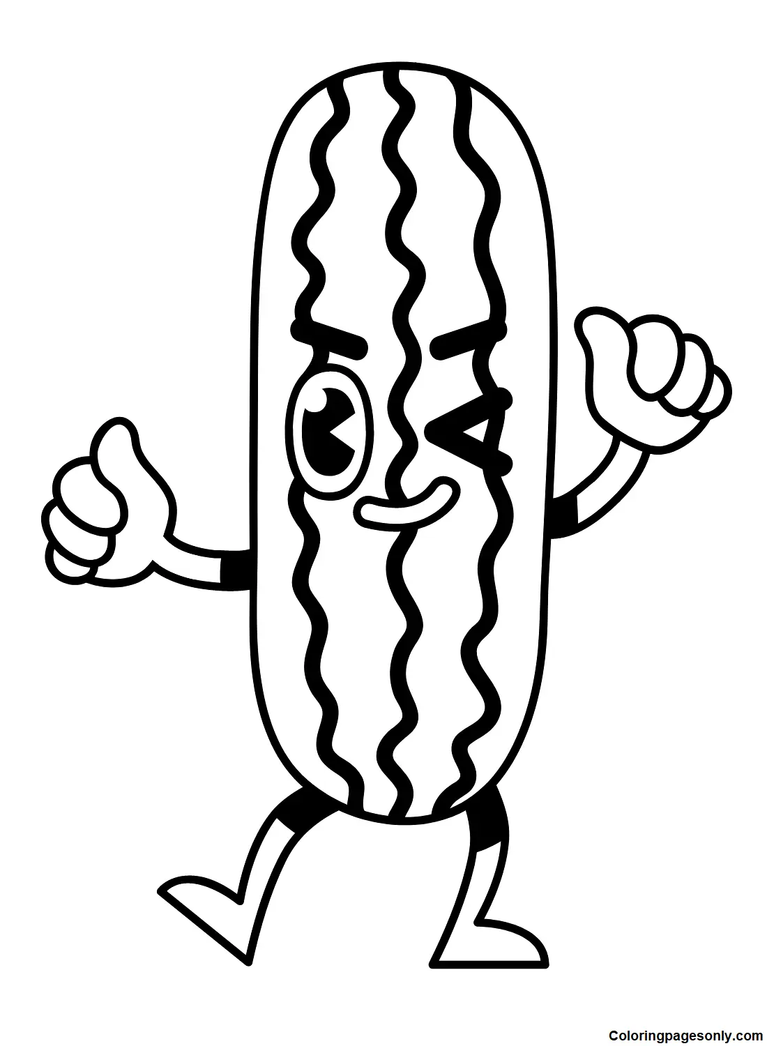 Gurken Ausmalbilder 5