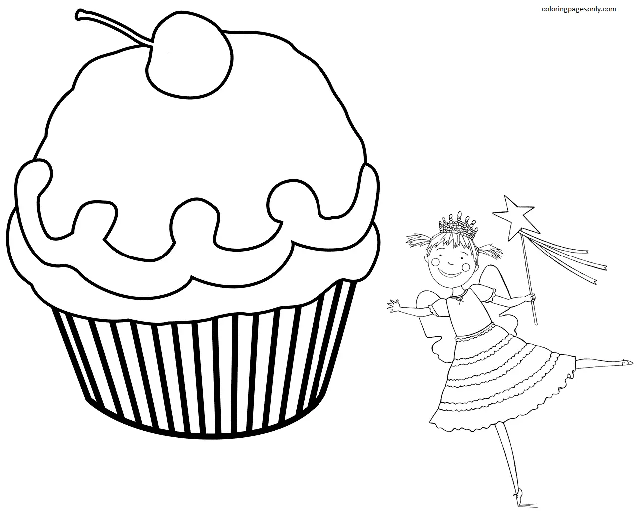 Cupcake Coloring Pages 15