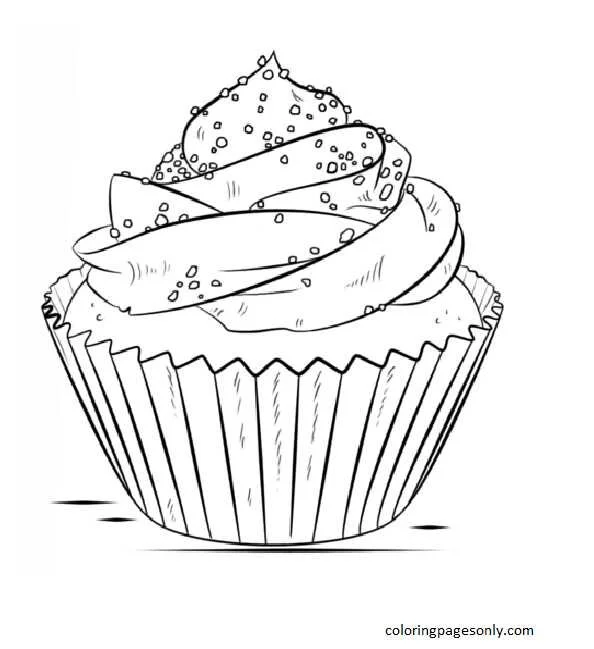 Cupcake Coloring Pages 32